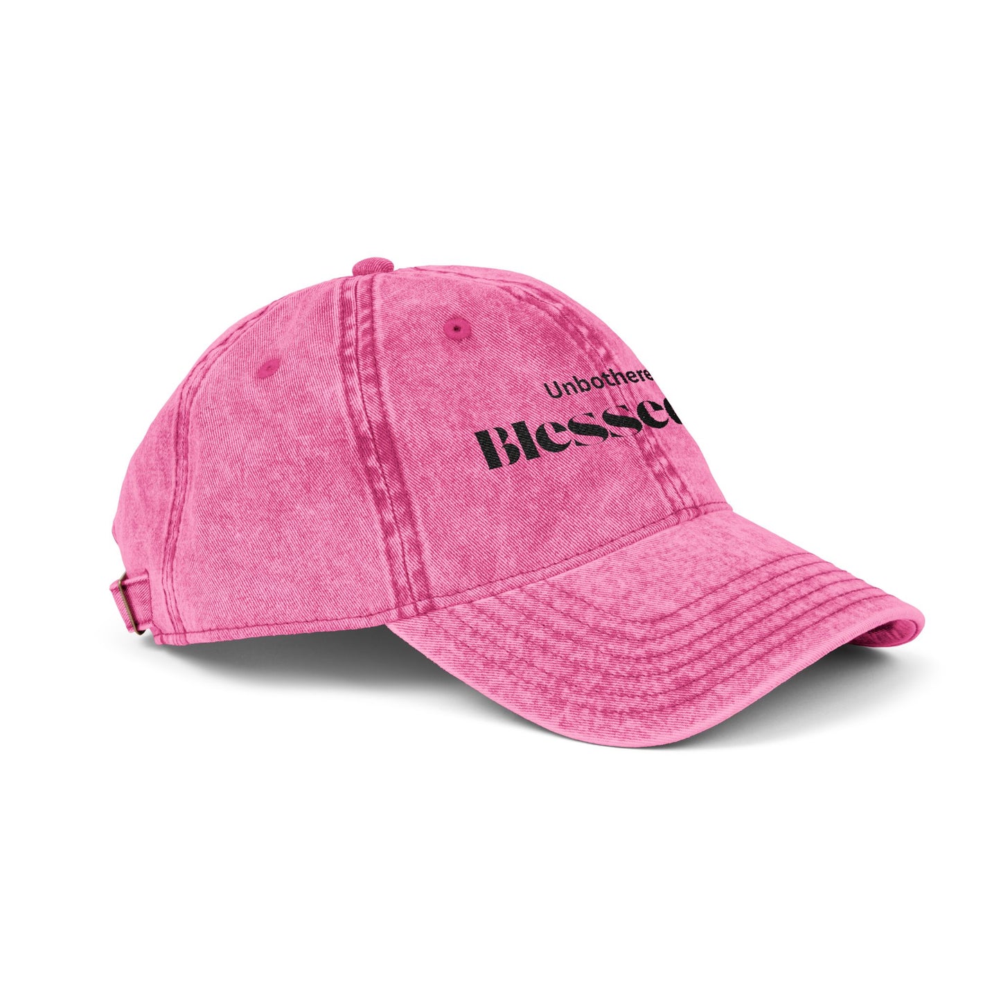 Unisex Distressed Cap: Blessed AF