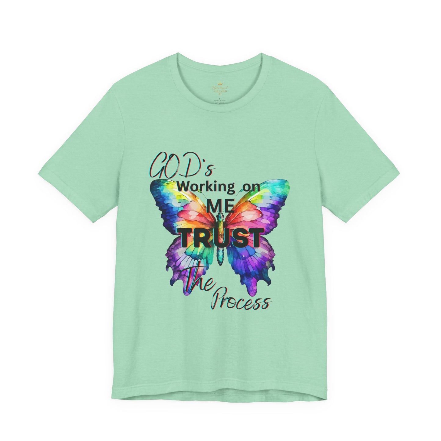 Colorful Butterfly Inspirational Tee