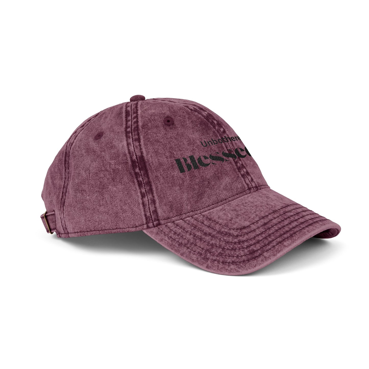 Unisex Distressed Cap: Blessed AF