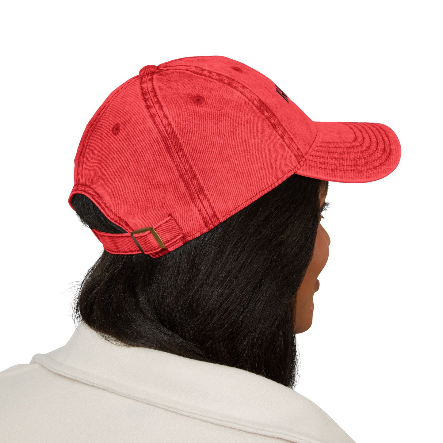 Unisex Distressed Cap: Blessed AF