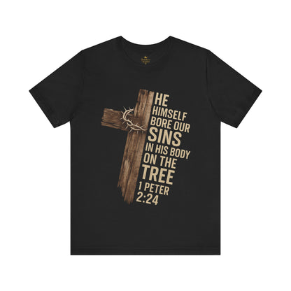 Christian Tee-1 Peter 2:24