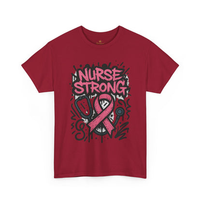 Graphic Tee Nurse Strong Breast Cancer Awareness