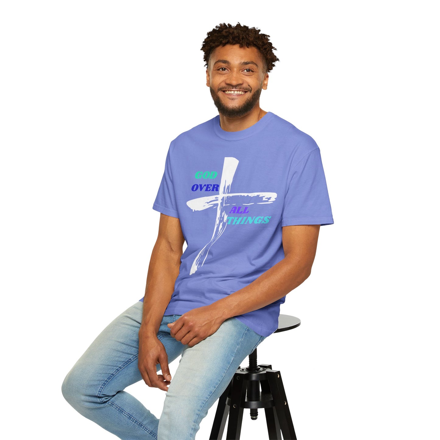 GOD Over All Things Faith-Inspired Tee