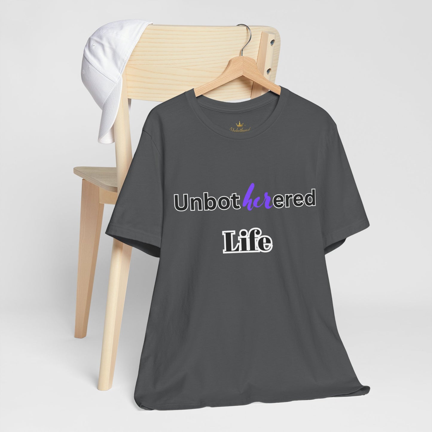 Unbothered Life Tee - Chill Vibe Short Sleeve Shirt, Casual Top, Relaxed Fit, Perfect Gift For Friends, Self-Care Style