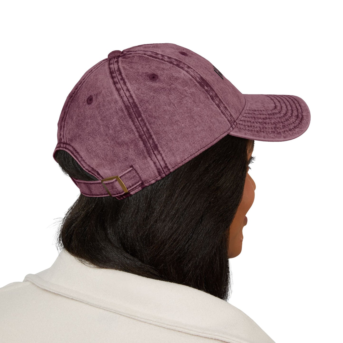 Unisex Distressed Cap: Blessed AF