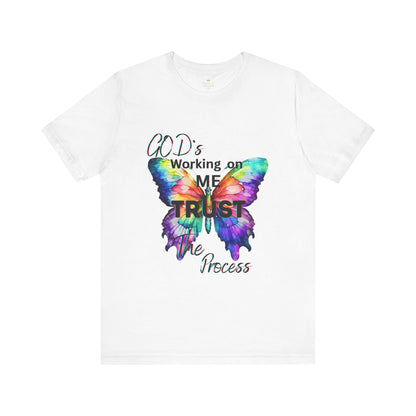 Colorful Butterfly Inspirational Tee