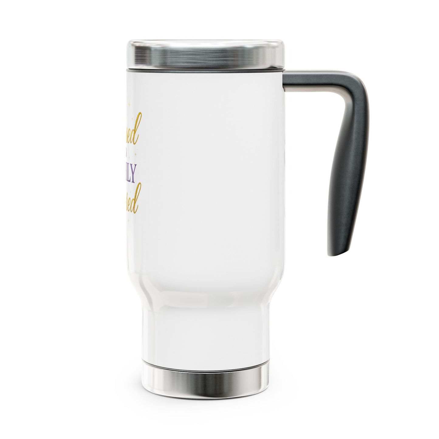 Blessed and Highly Favored Stainless Steel Travel Mug - Inspirational Coffee Cup, Gift for Her, Personalized Travel Tumbler, [...]