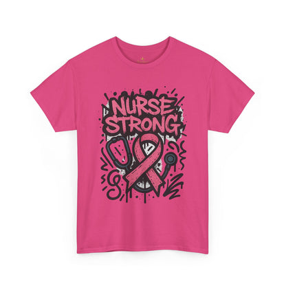 Graphic Tee Nurse Strong Breast Cancer Awareness
