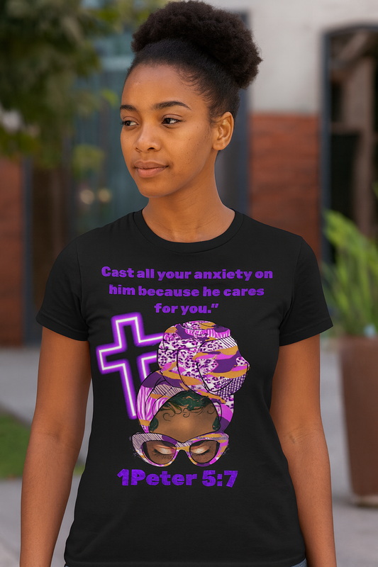 Cast All Your Cares Christian Comfort Tee