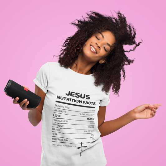 Jesus Nutrition Facts Tee