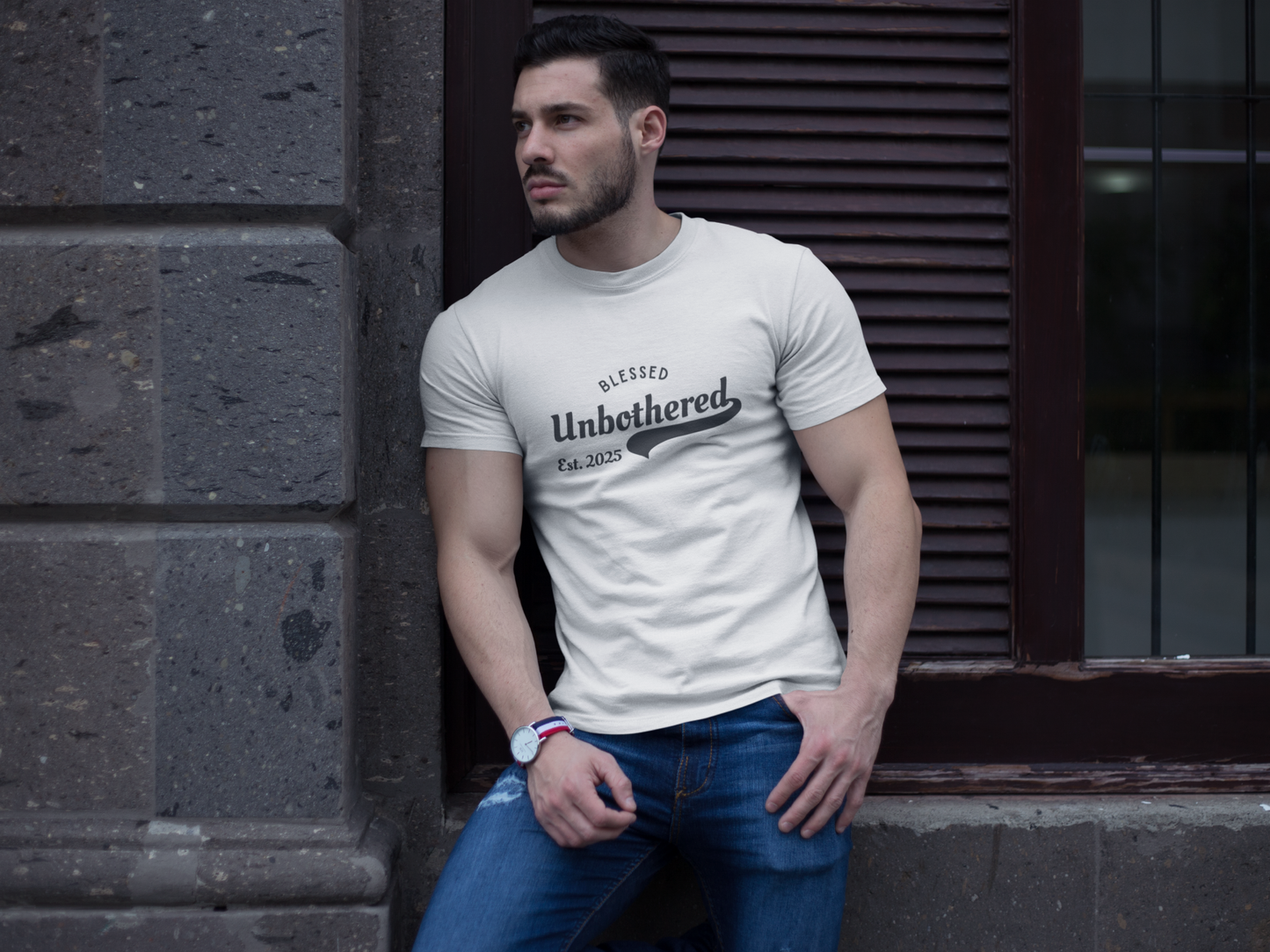 Blessed Unbothered est. 2025 T-Shirt