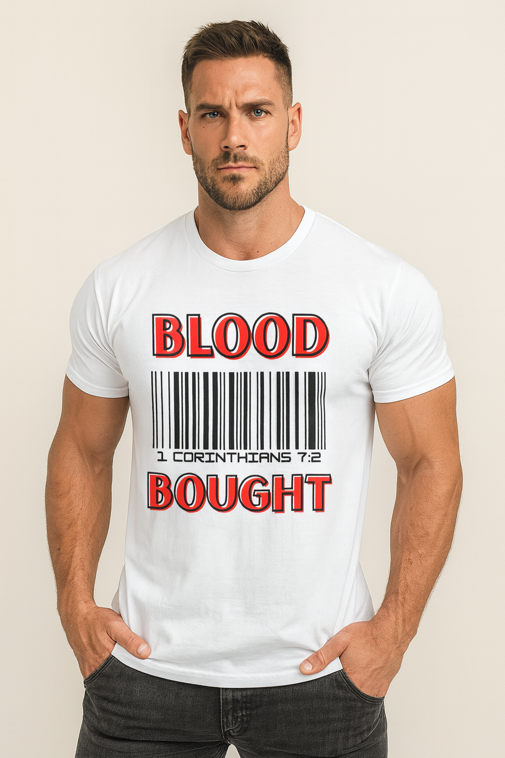 Inspirational Christian T-Shirt, Faith-based Top, Bible Verse Tee, Spiritual Gift, Casual Wear, Unisex T-Shirt