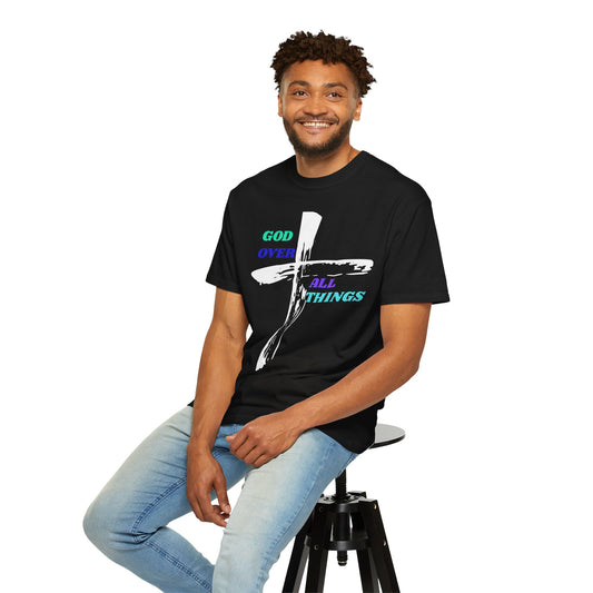 GOD Over All Things Faith-Inspired Tee