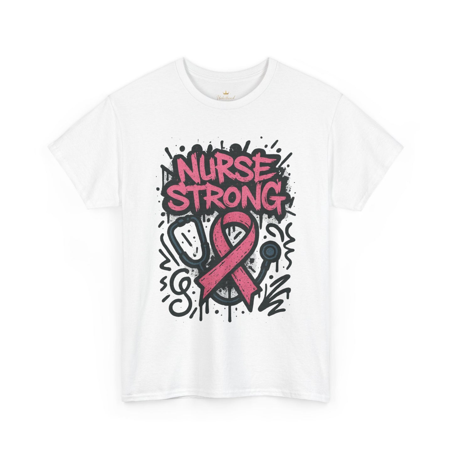 Graphic Tee Nurse Strong Breast Cancer Awareness