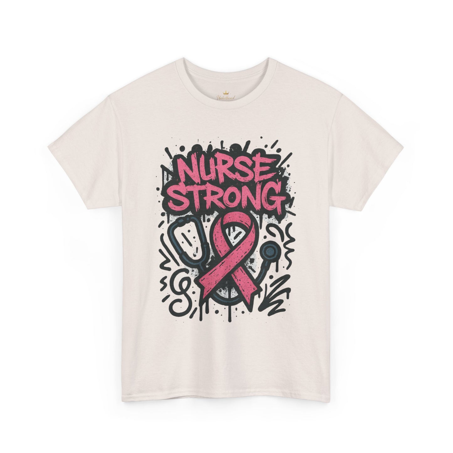 Graphic Tee Nurse Strong Breast Cancer Awareness