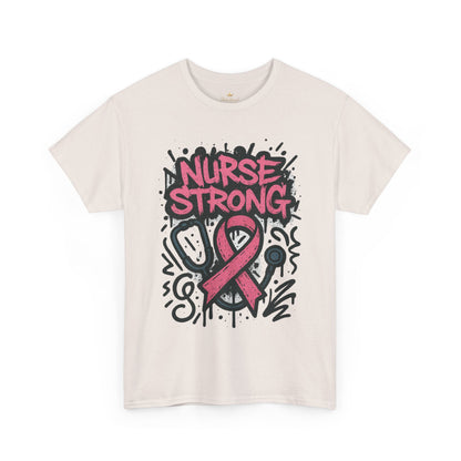Graphic Tee Nurse Strong Breast Cancer Awareness