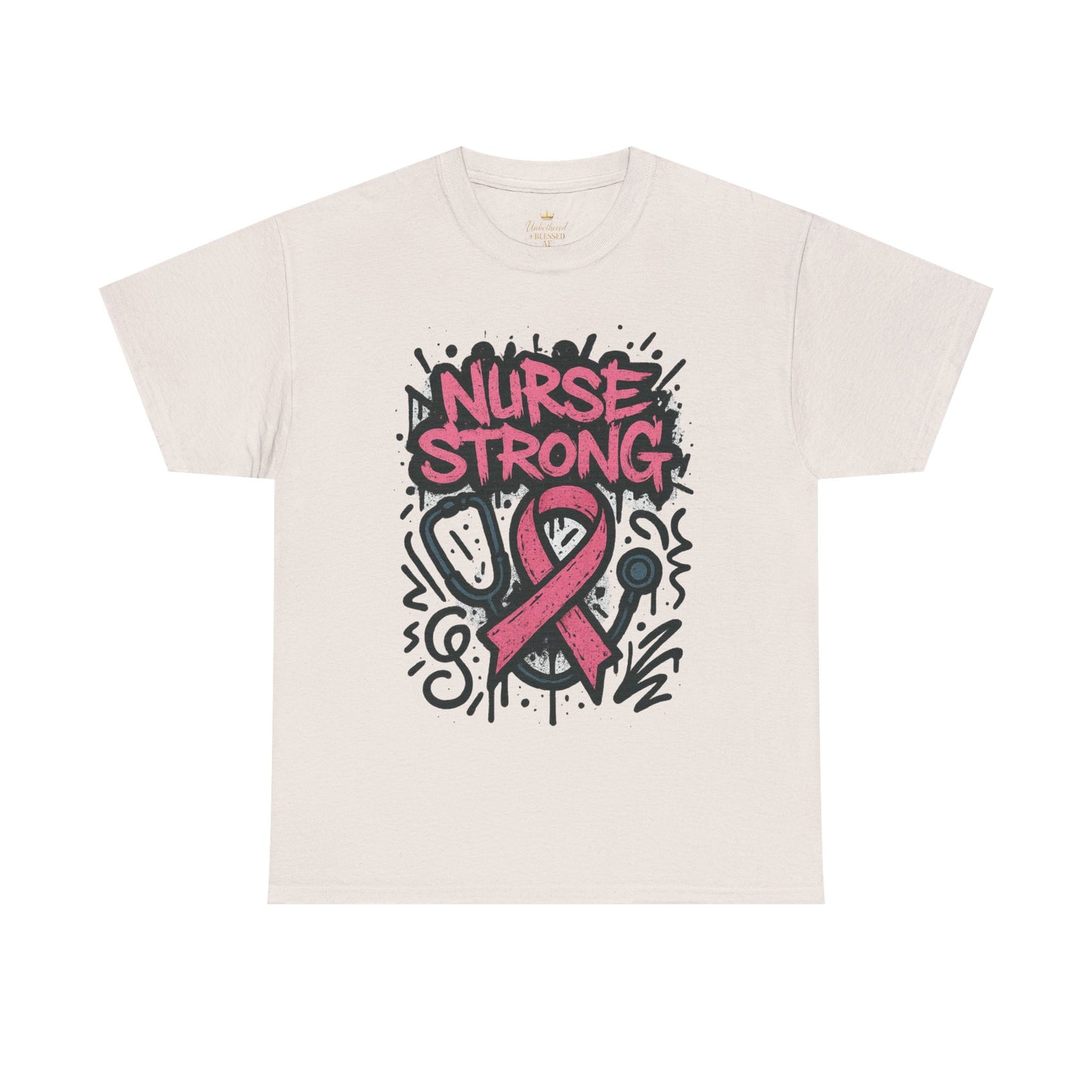 Graphic Tee Nurse Strong Breast Cancer Awareness