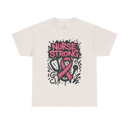 Graphic Tee Nurse Strong Breast Cancer Awareness