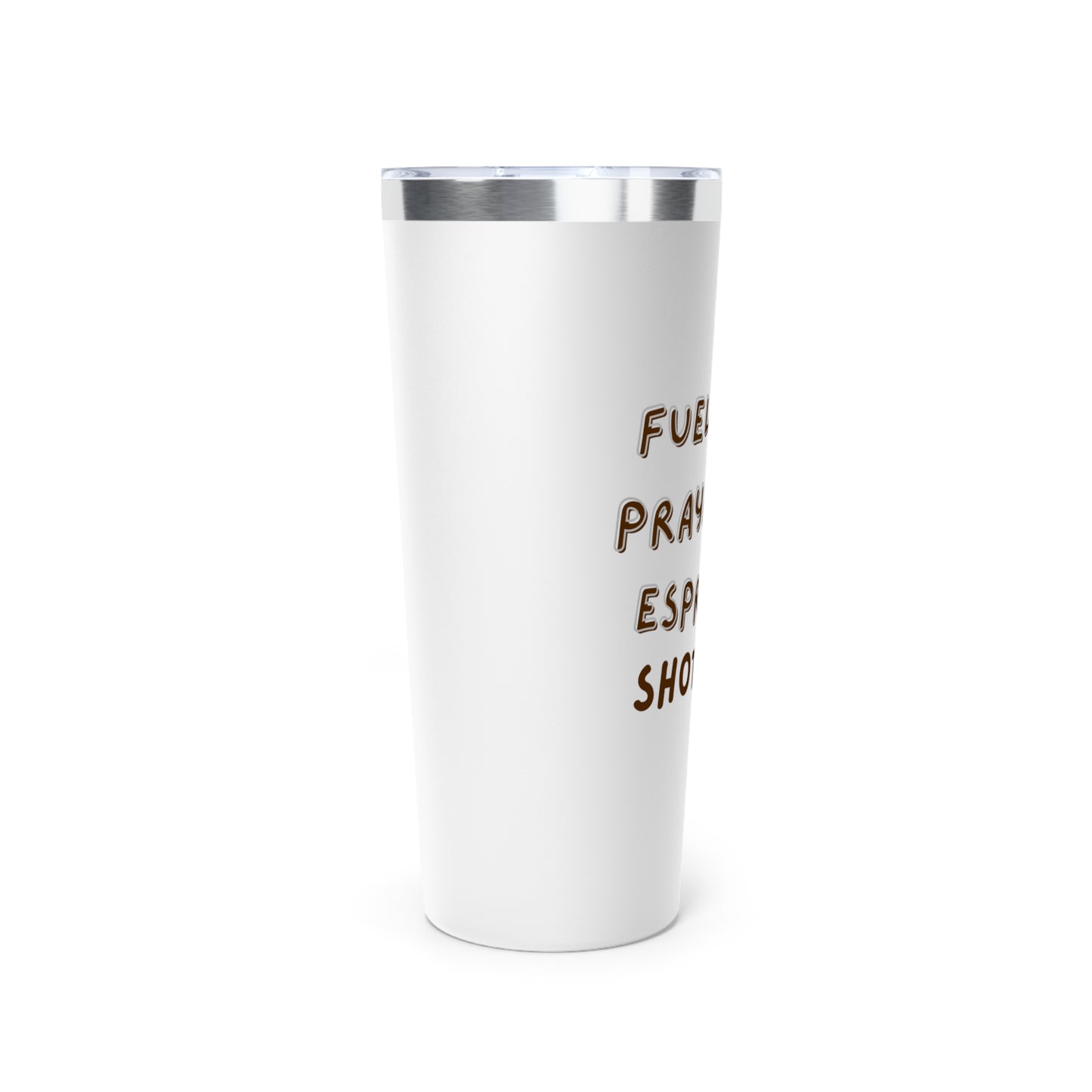 Copper Insulated Tumbler for Coffee Lovers | Fueled by Prayer and Espresso Shot | 22oz Travel Mug, Gift for Him, Gift for Her, Kitchen [...]