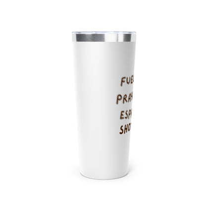 Copper Insulated Tumbler for Coffee Lovers | Fueled by Prayer and Espresso Shot | 22oz Travel Mug, Gift for Him, Gift for Her, Kitchen [...]