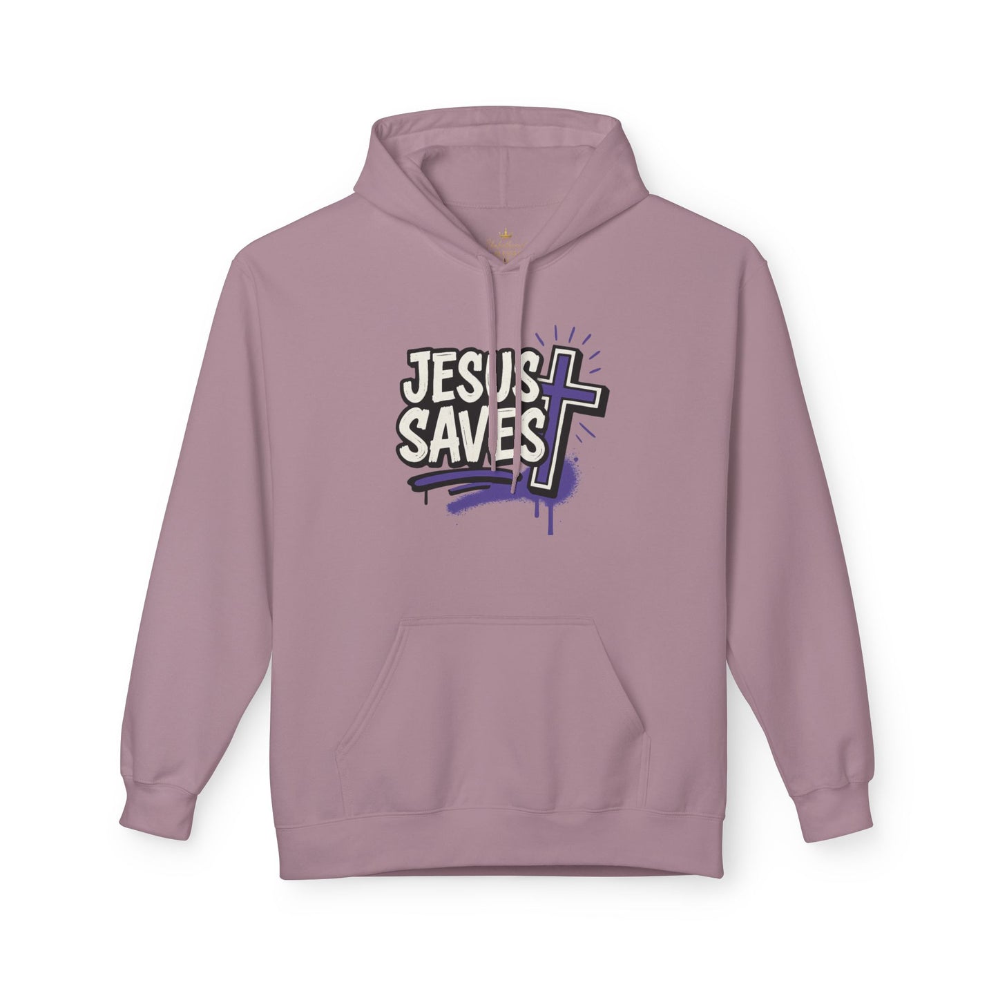 Jesus Saves Hoodie | Faith-Based Fleece Hoodie for Comfort & Inspiration, Christian Apparel