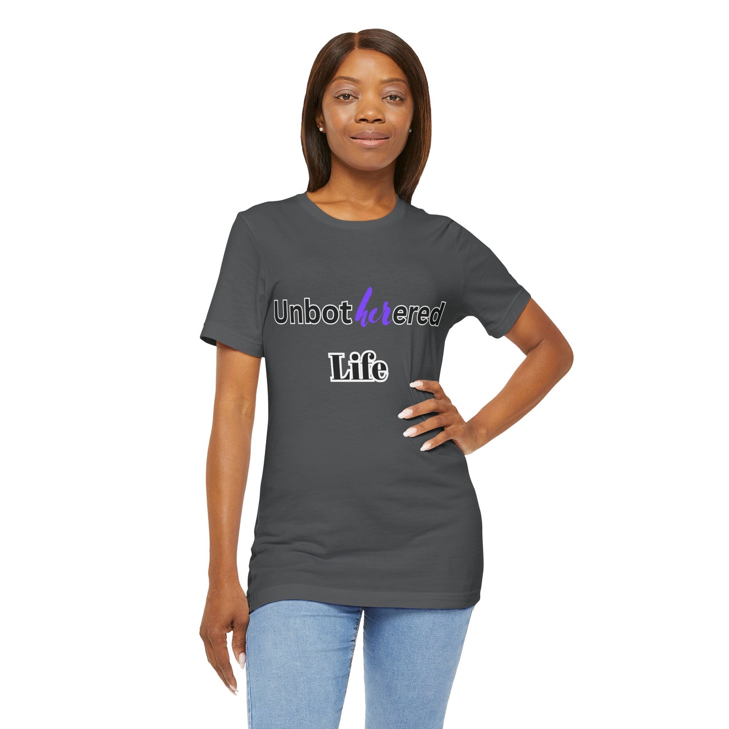 Unbothered Life Tee - Chill Vibe Short Sleeve Shirt, Casual Top, Relaxed Fit, Perfect Gift For Friends, Self-Care Style