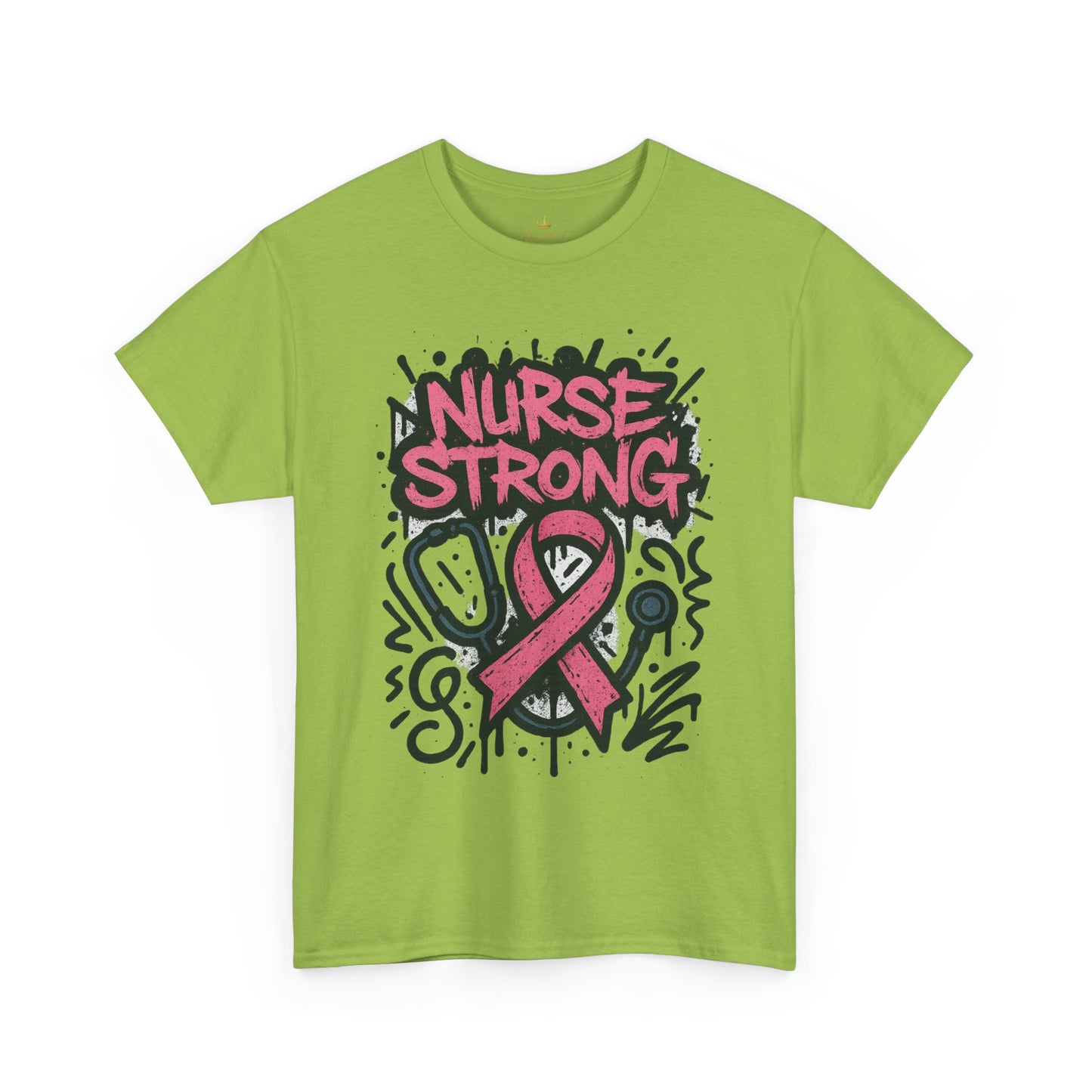 Graphic Tee Nurse Strong Breast Cancer Awareness