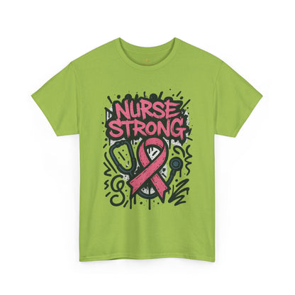 Graphic Tee Nurse Strong Breast Cancer Awareness