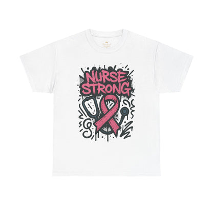 Graphic Tee Nurse Strong Breast Cancer Awareness