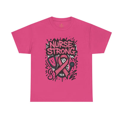 Graphic Tee Nurse Strong Breast Cancer Awareness