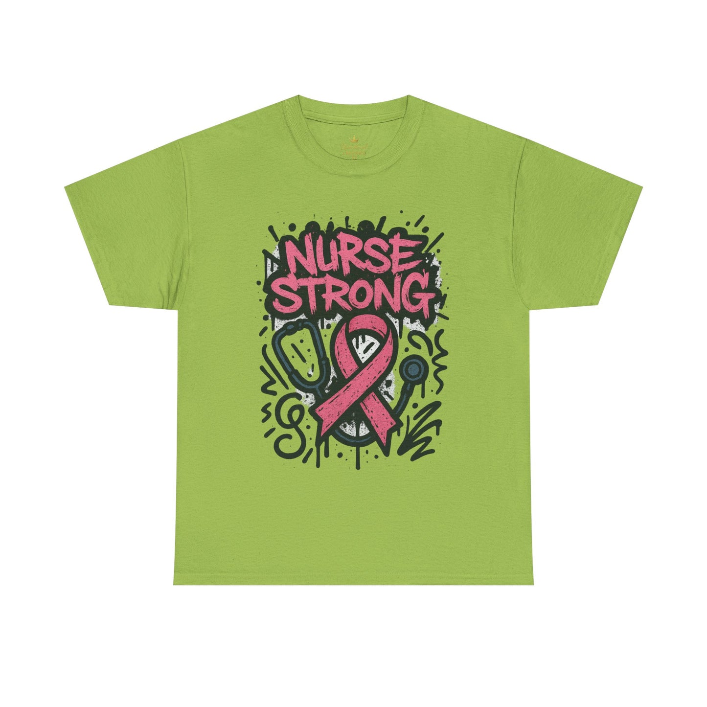 Graphic Tee Nurse Strong Breast Cancer Awareness